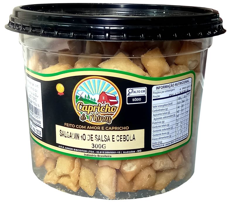 Petisco Sabor Cebola e Salsa